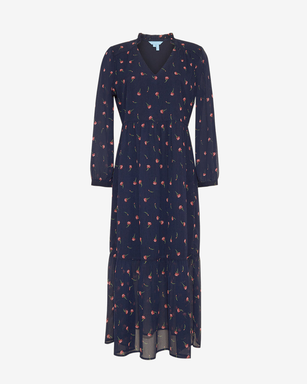 Katie Midi Dress in Ditsy Autumn Flowers