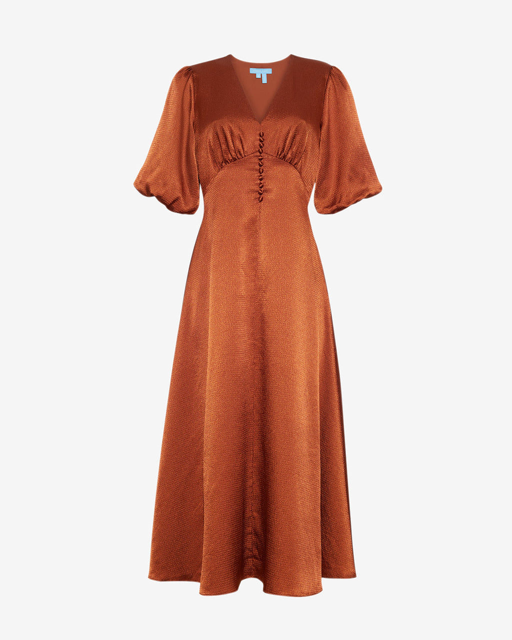 Maisy Midi Dress in Gingerbread
