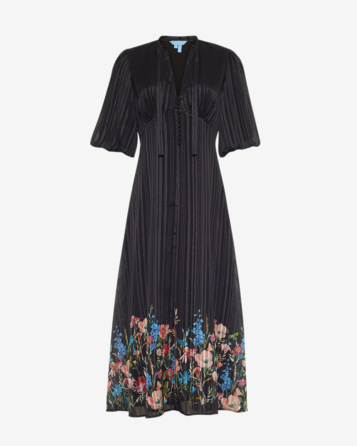 Maisy Midi Dress in Moonlit Blooms