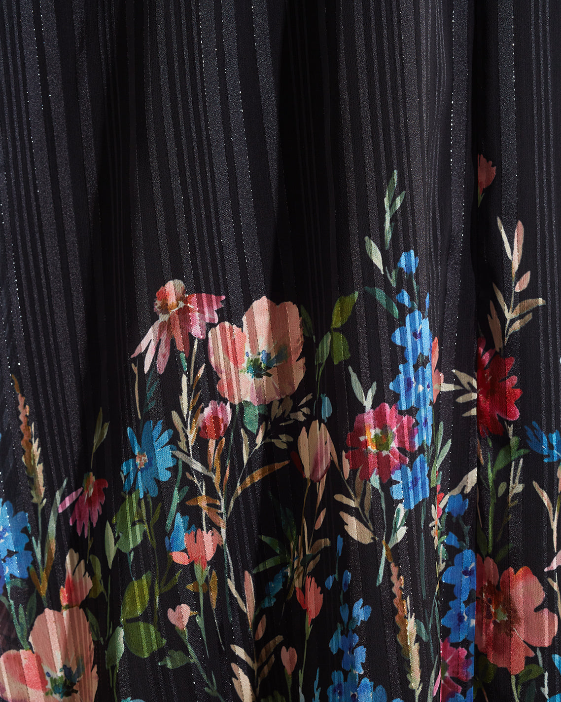 Maisy Midi Dress in Moonlit Blooms