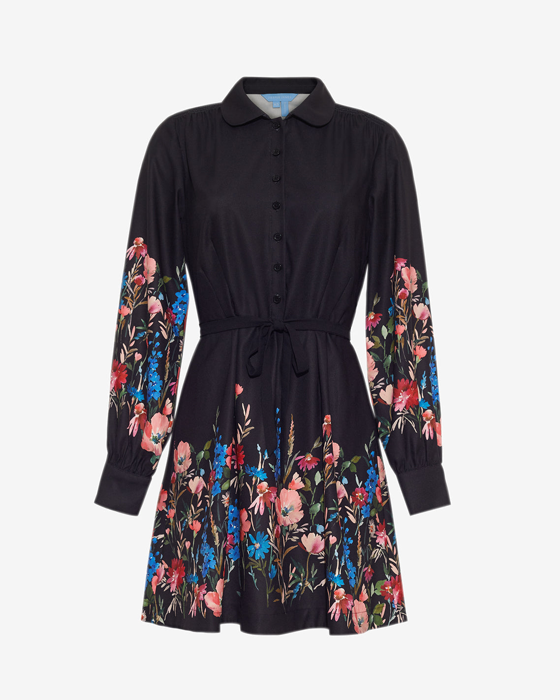 Ellie Shirtdress in Moonlit Blooms