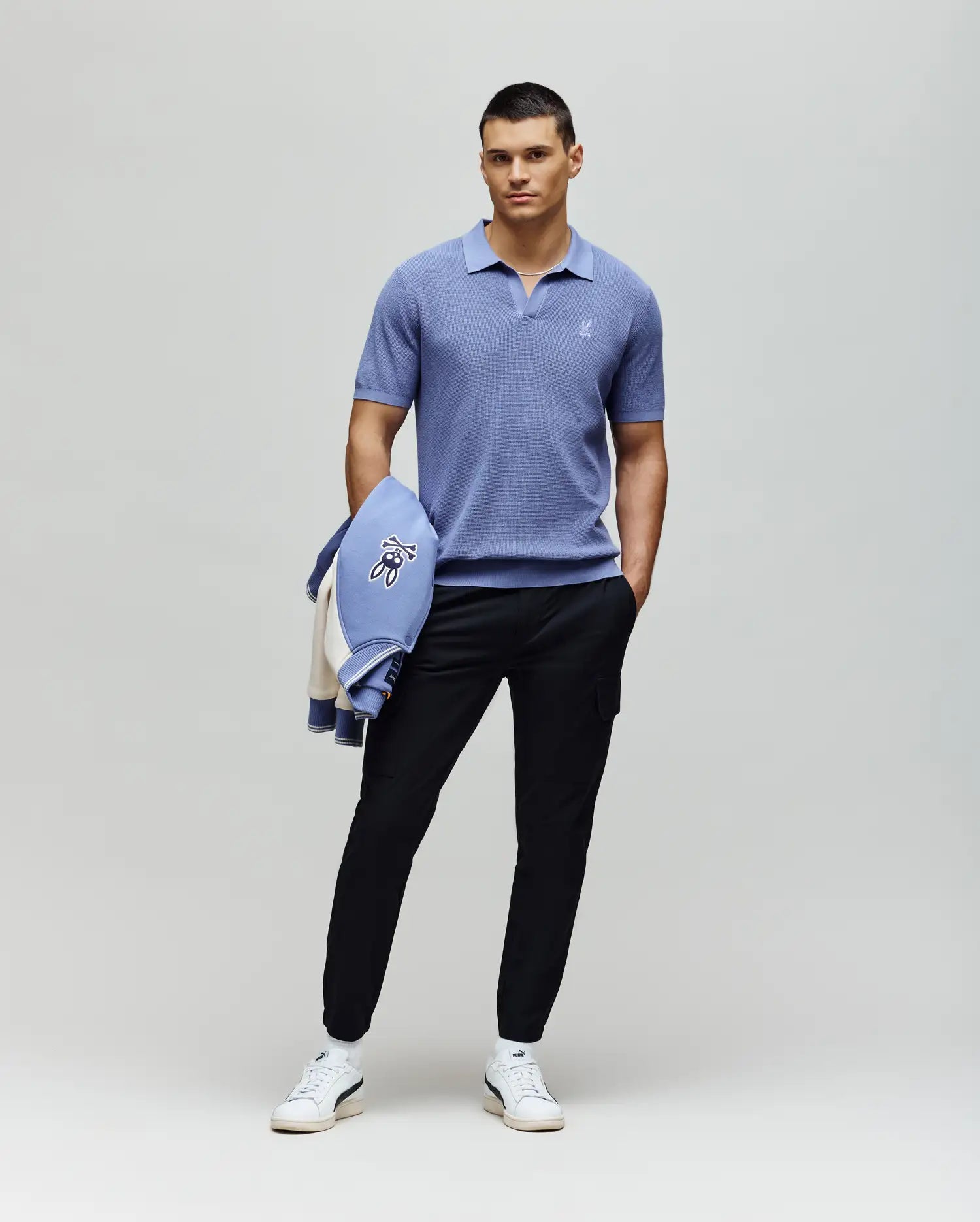 MENS LEETON KNIT POLO SHIRT - B6E562F200