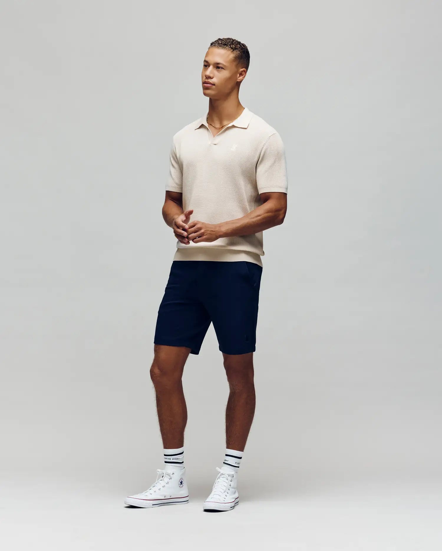 MENS LEETON KNIT POLO SHIRT - B6E562F200