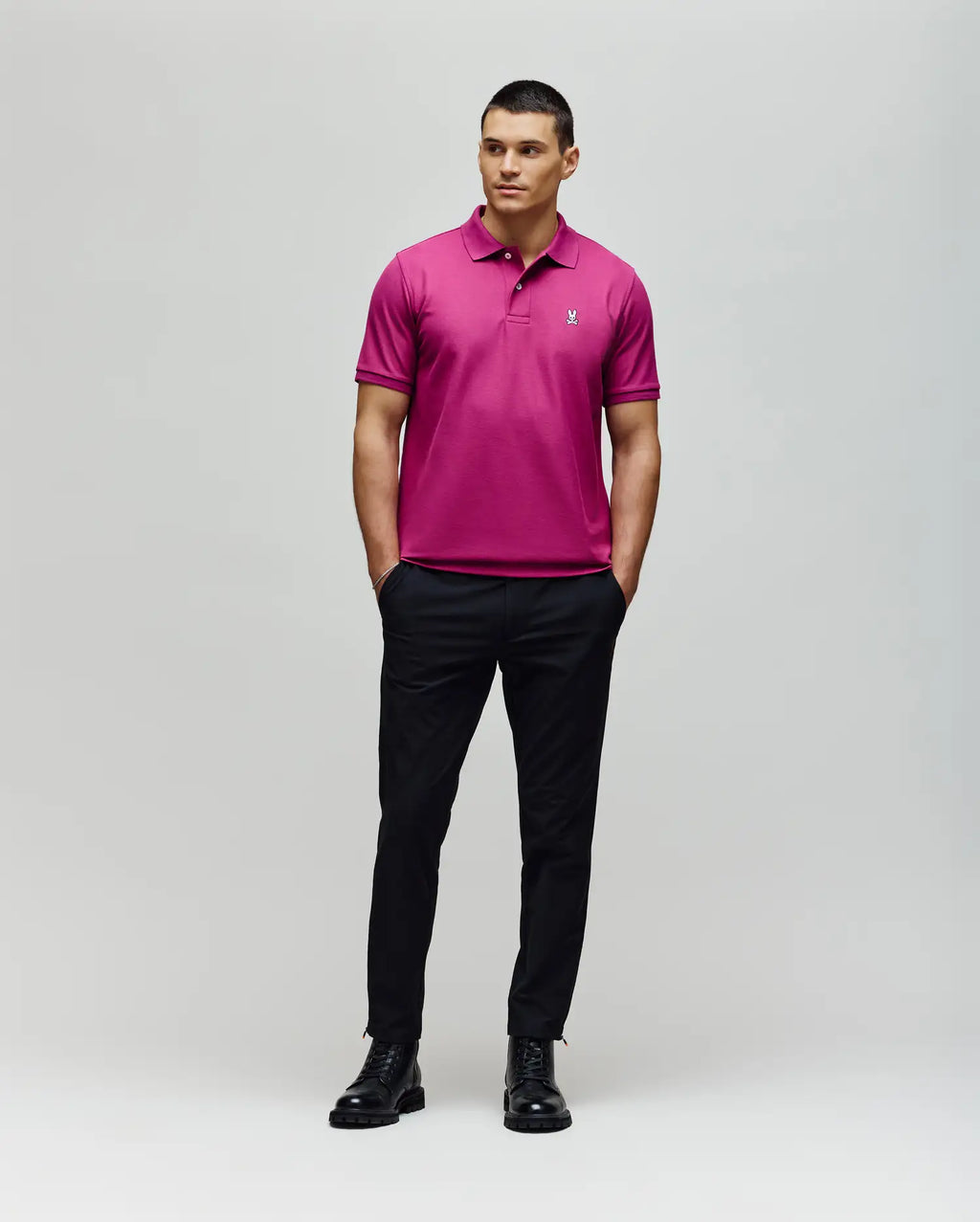 MENS CLASSIC PIQUE POLO SHIRT - B6K001F200