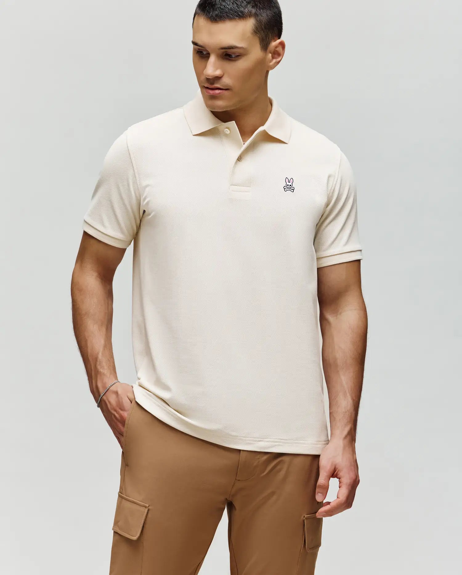MENS CLASSIC PIQUE POLO SHIRT - B6K001F200