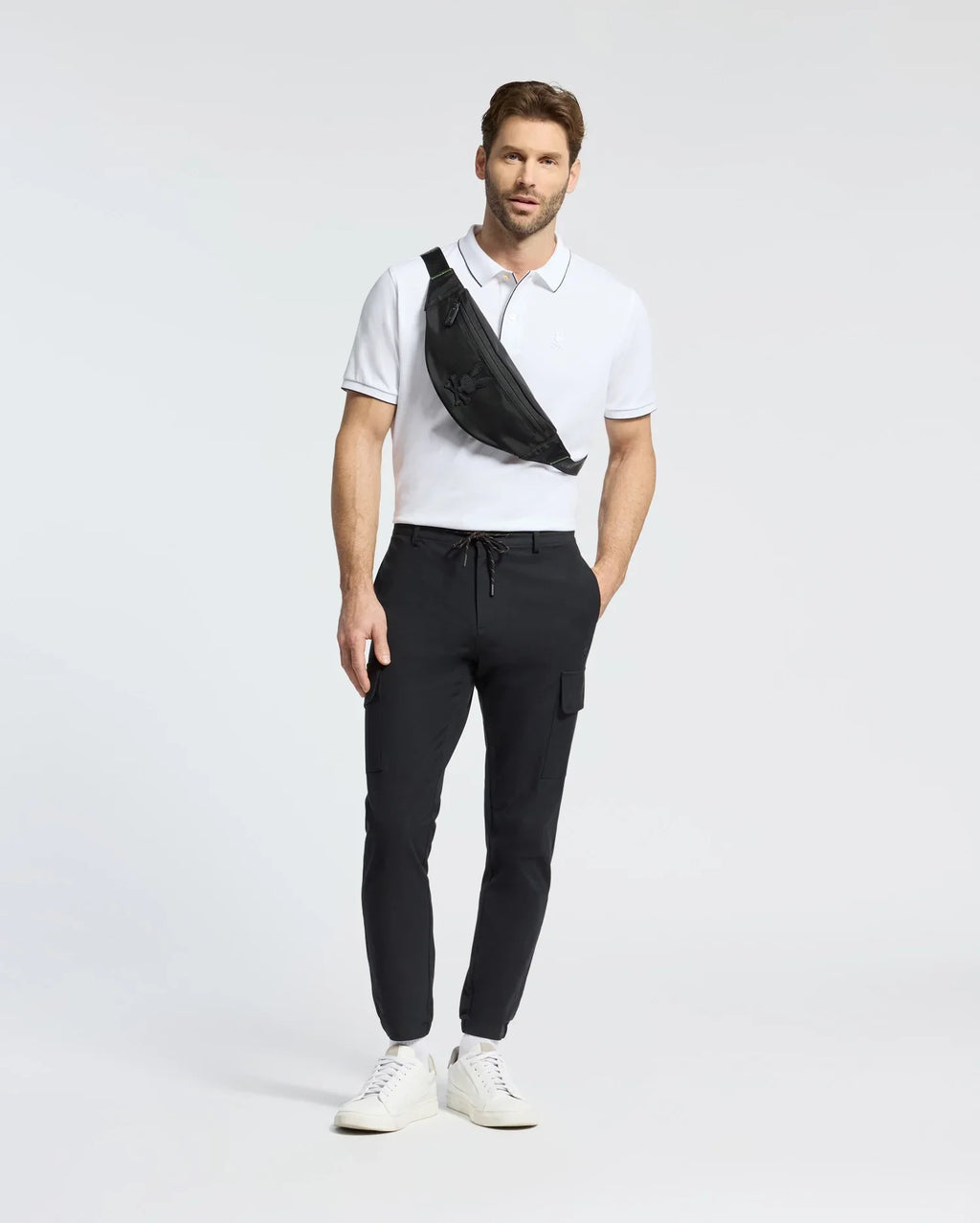 MENS BRYCE PERFORMANCE PIQUE POLO SHIRT - B6K486F200