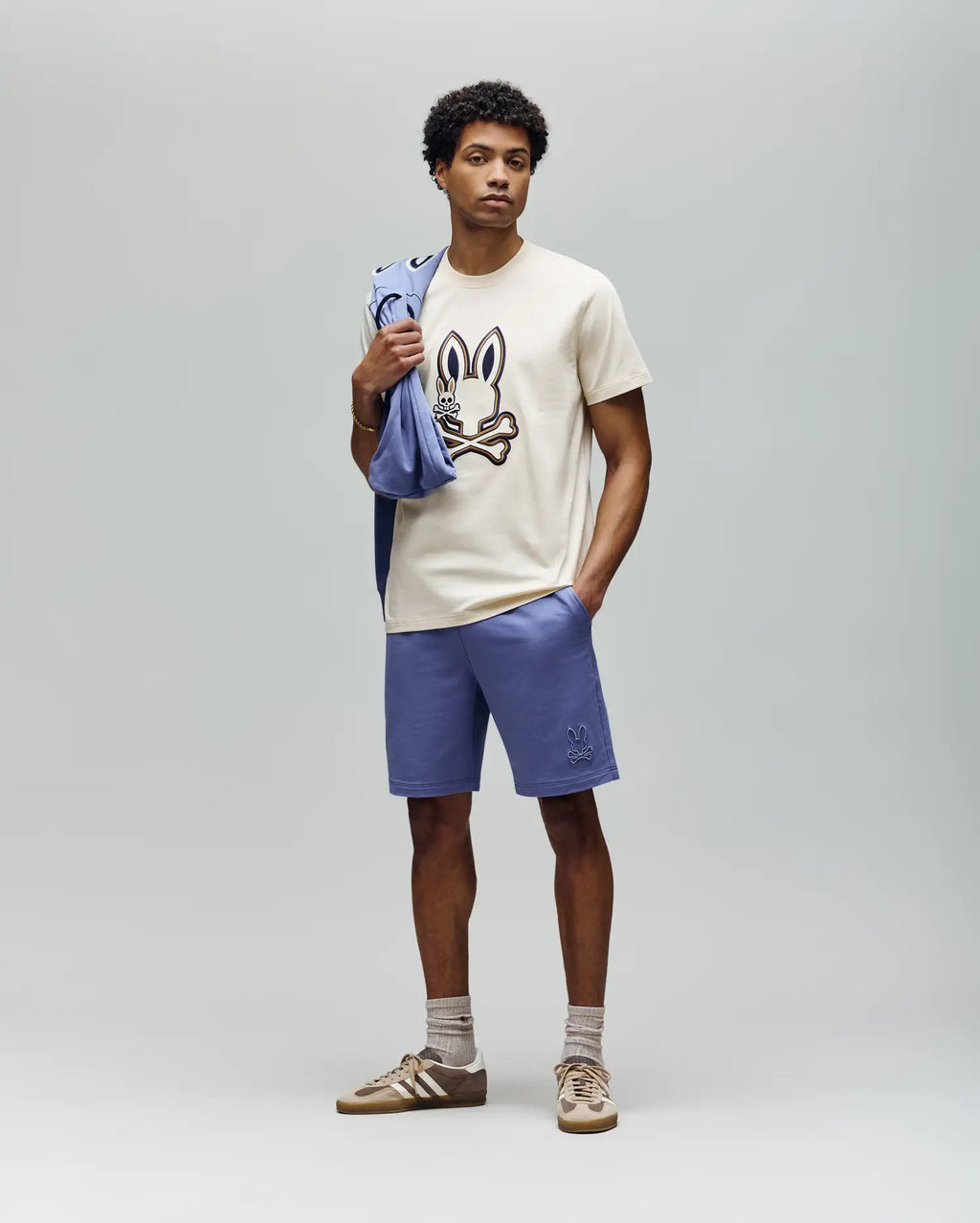 MENS LEVANZO FRENCH TERRY SWEATSHORT - B6R578F200