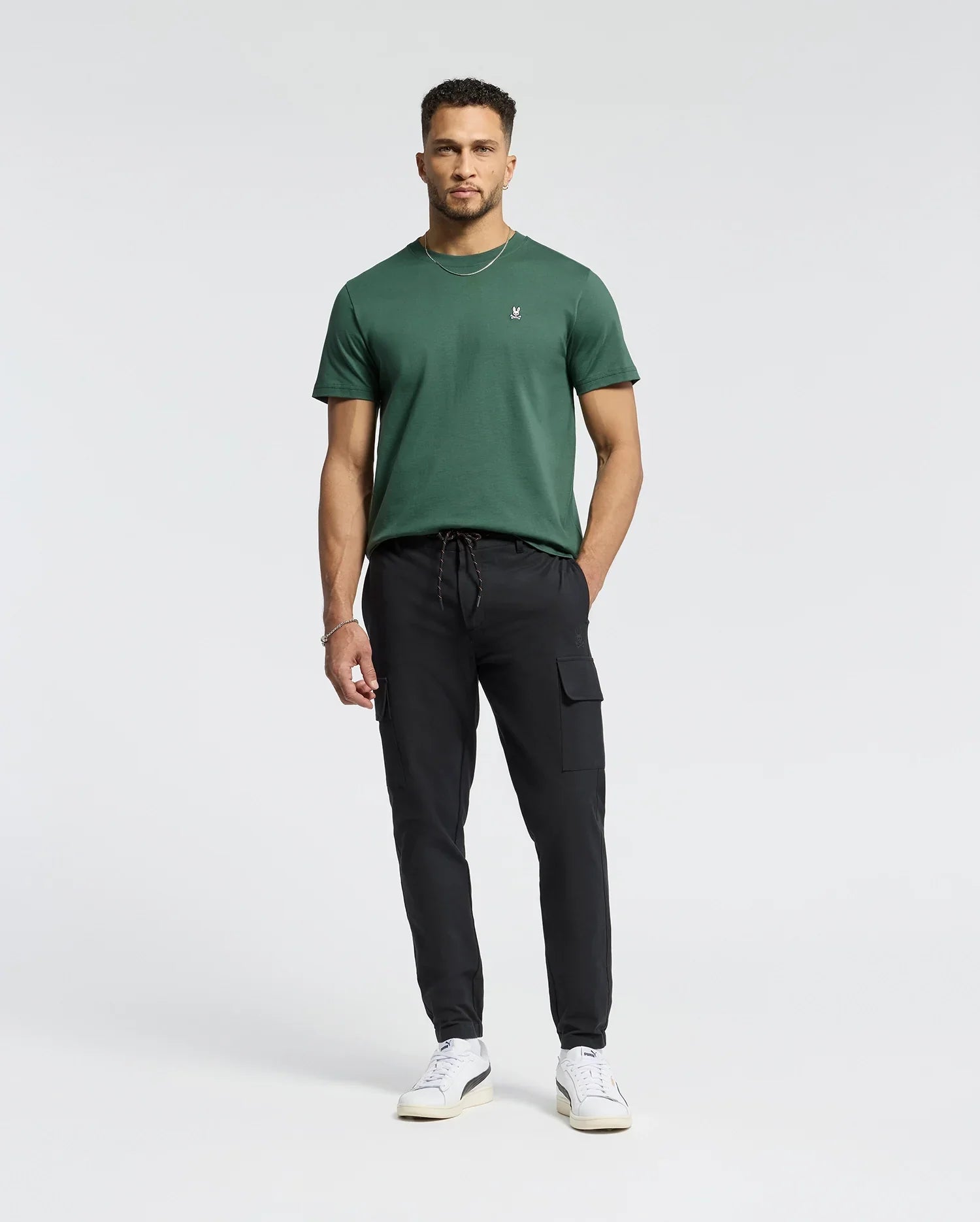 MENS CLASSIC CREW NECK TEE - B6U014F200