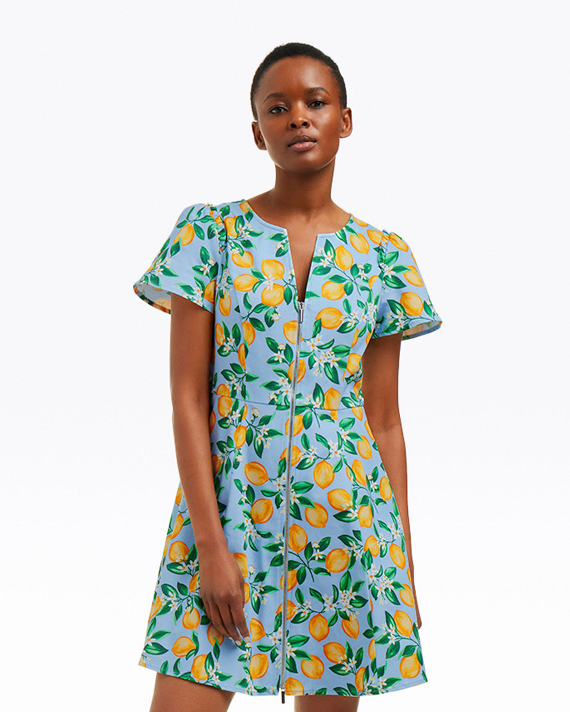 Mae Love Circle Dress in Lemon Blossom
