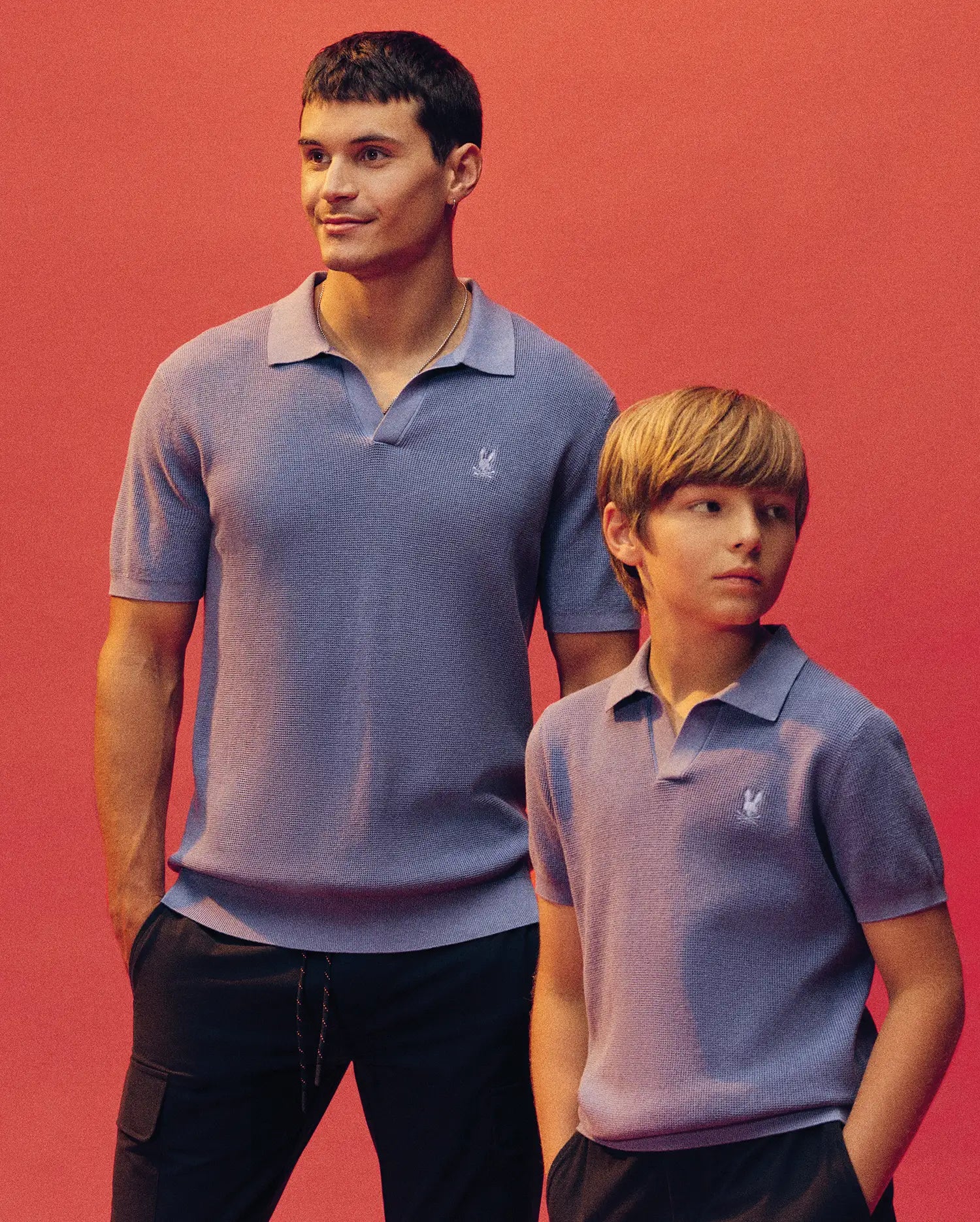 KIDS LEETON KNIT POLO SHIRT - B0E562F200
