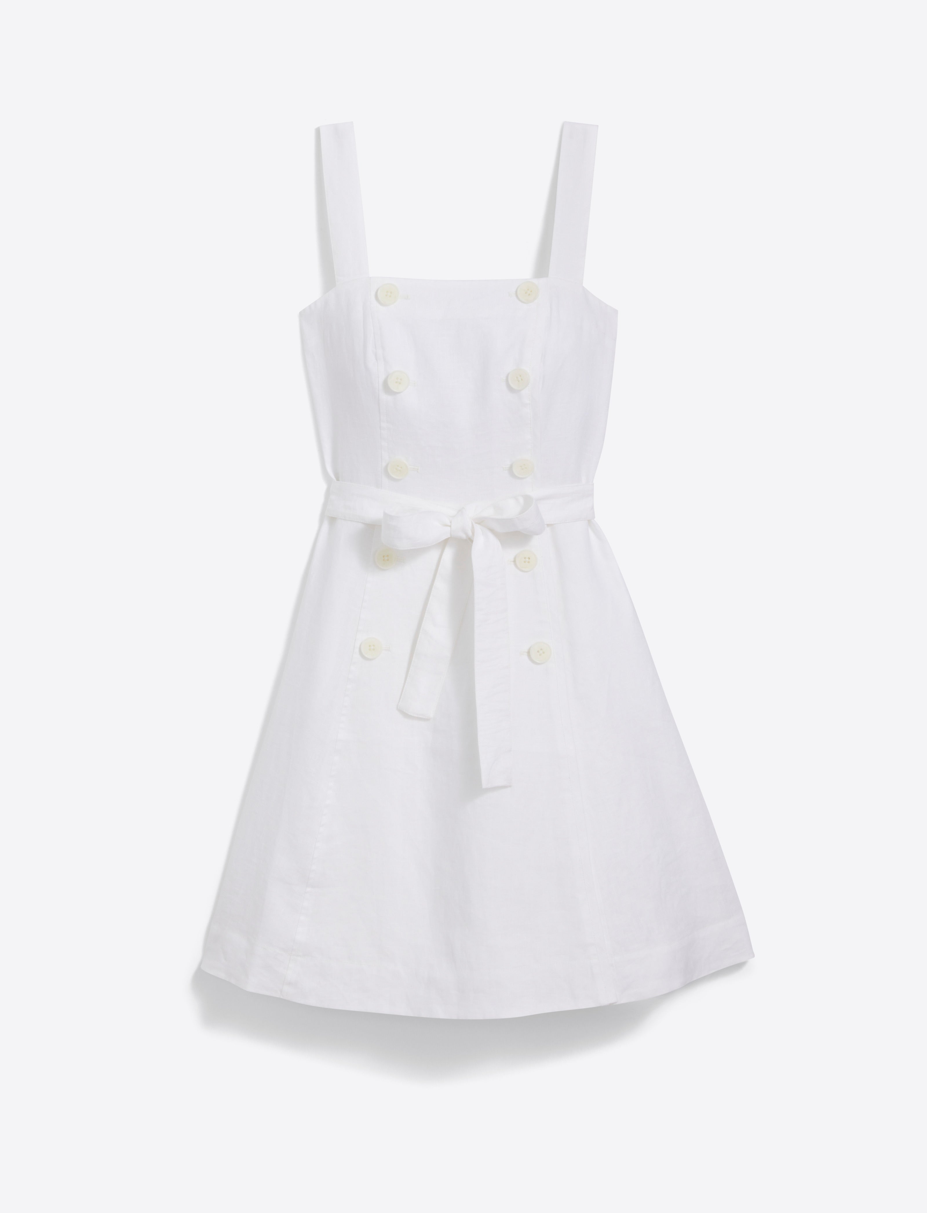Kylie Love Circle Mini Dress in Linen