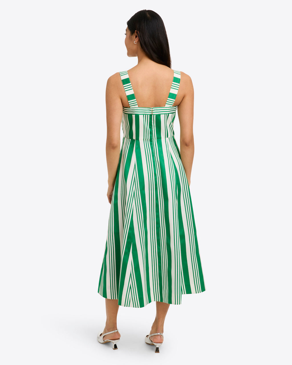 Rosalind Love Circle Dress in Ottoman Stripe