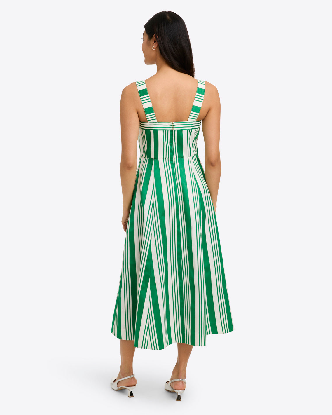 Rosalind Love Circle Dress in Ottoman Stripe
