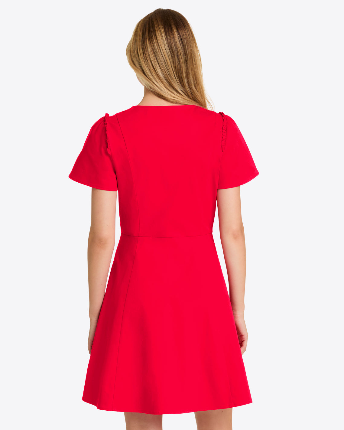 Mae Love Circle Dress in Red