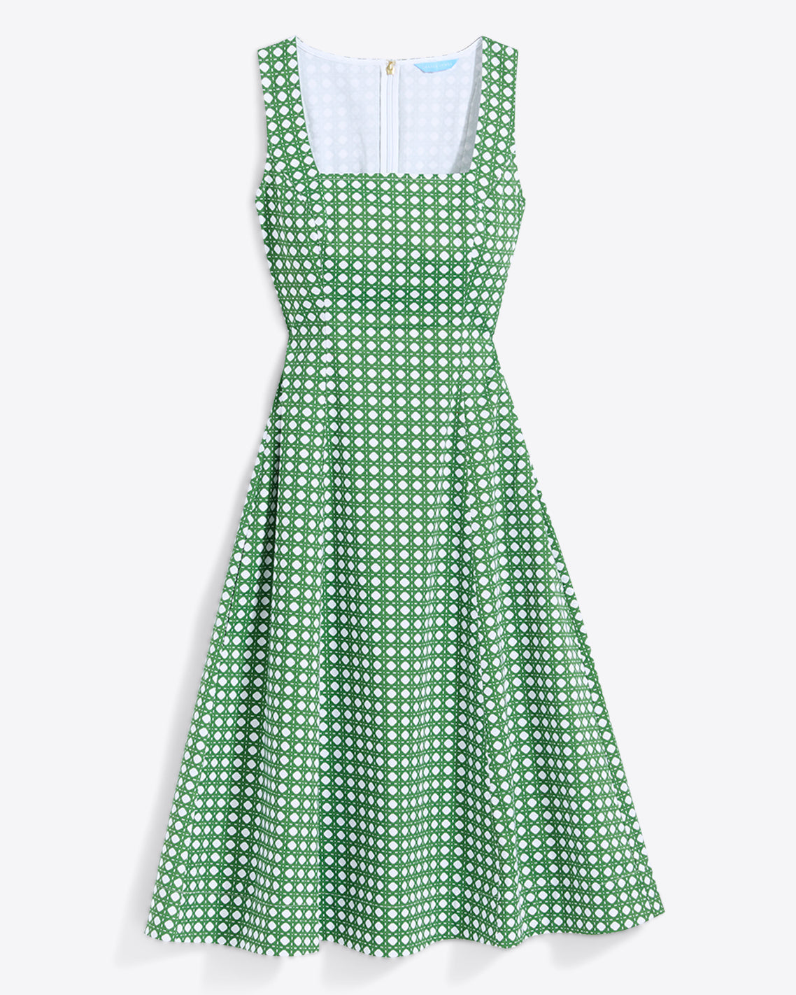 Genevieve Midi Dress in Structured Cotton