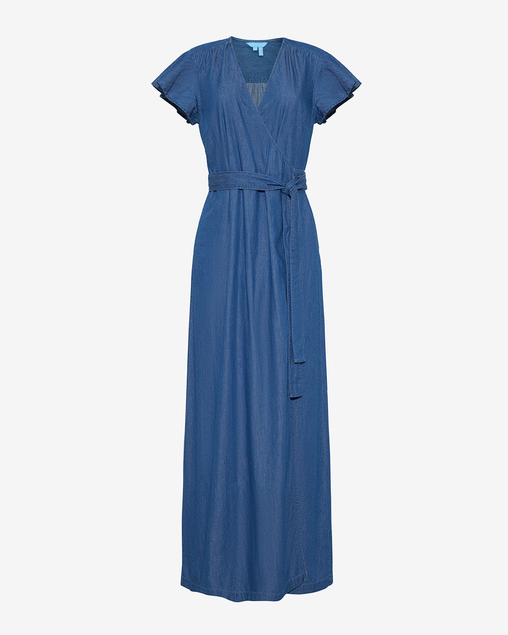 Reagan Denim Maxi Dress in Medium Wash