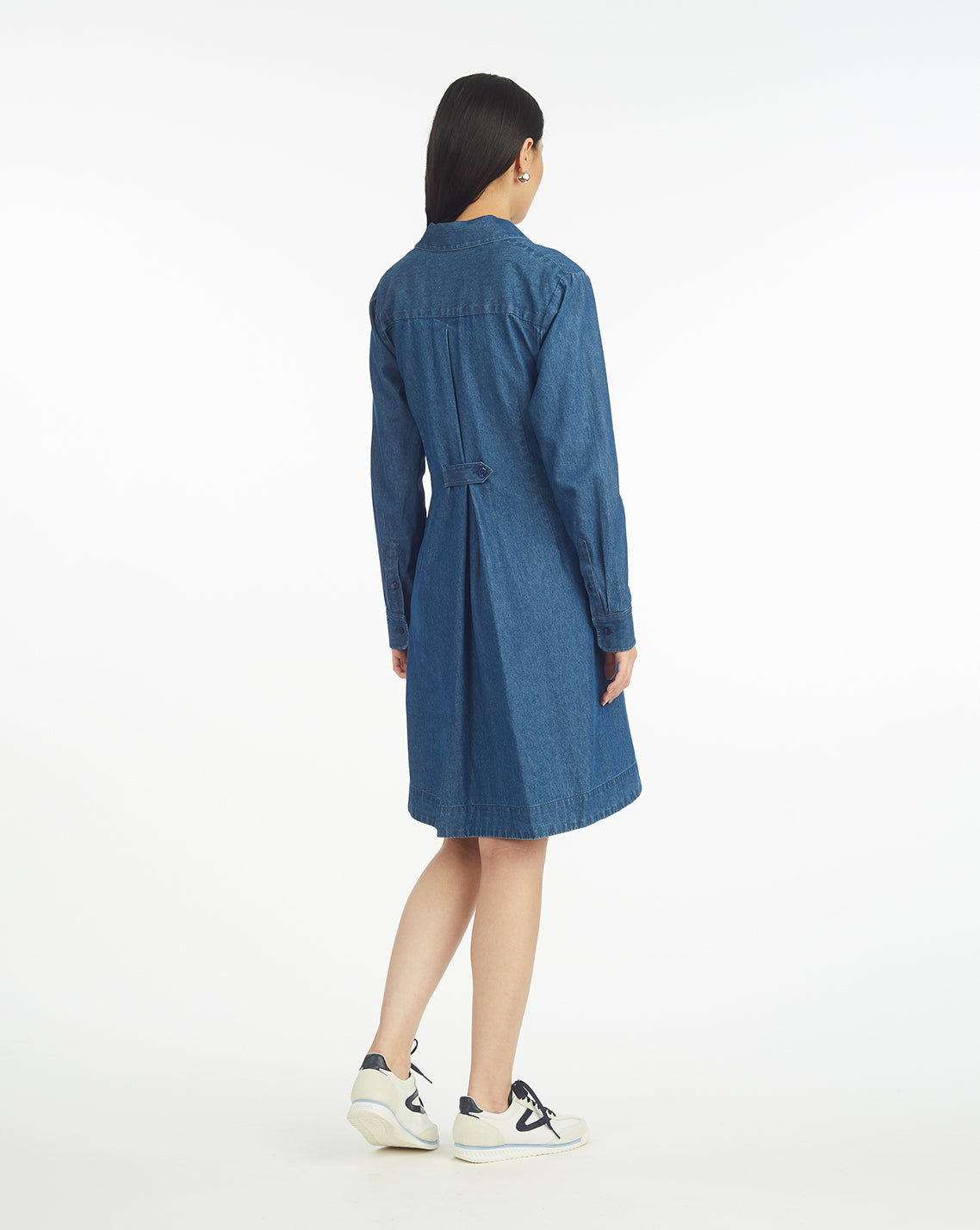 Layla Shirtdress in Dark Wash Chambray