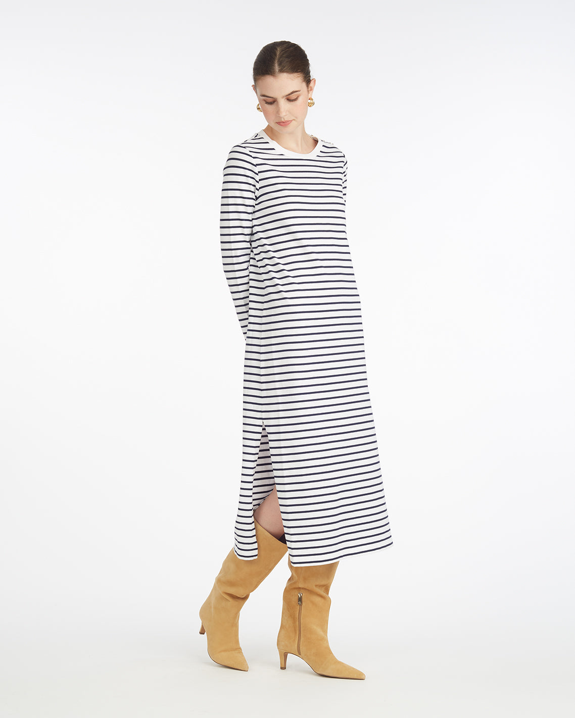 Sheryl Long Sleeve Dress in Cotton