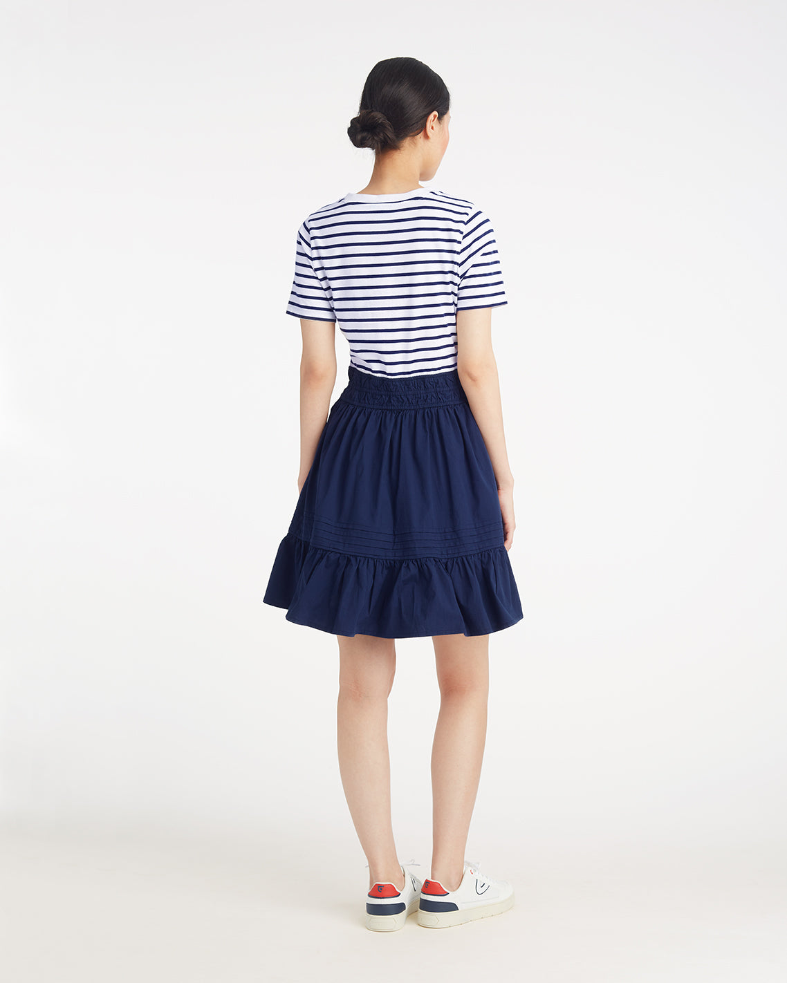 Wilson Mini Dress in Navy Stripe