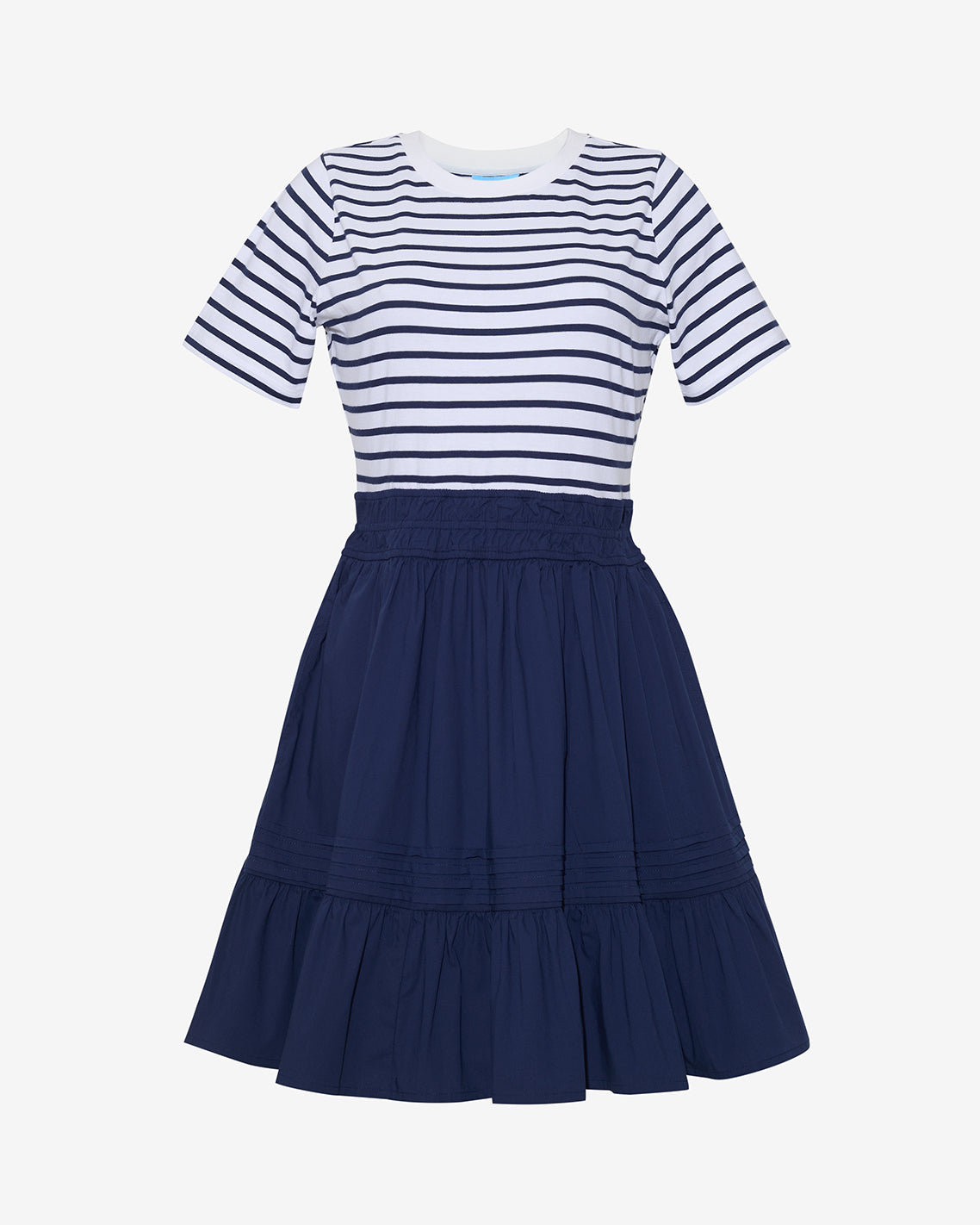 Wilson Mini Dress in Navy Stripe