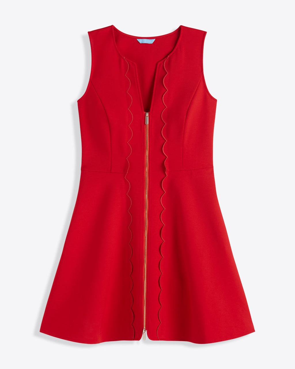 Sleeveless Mae Love Circle Dress in Red