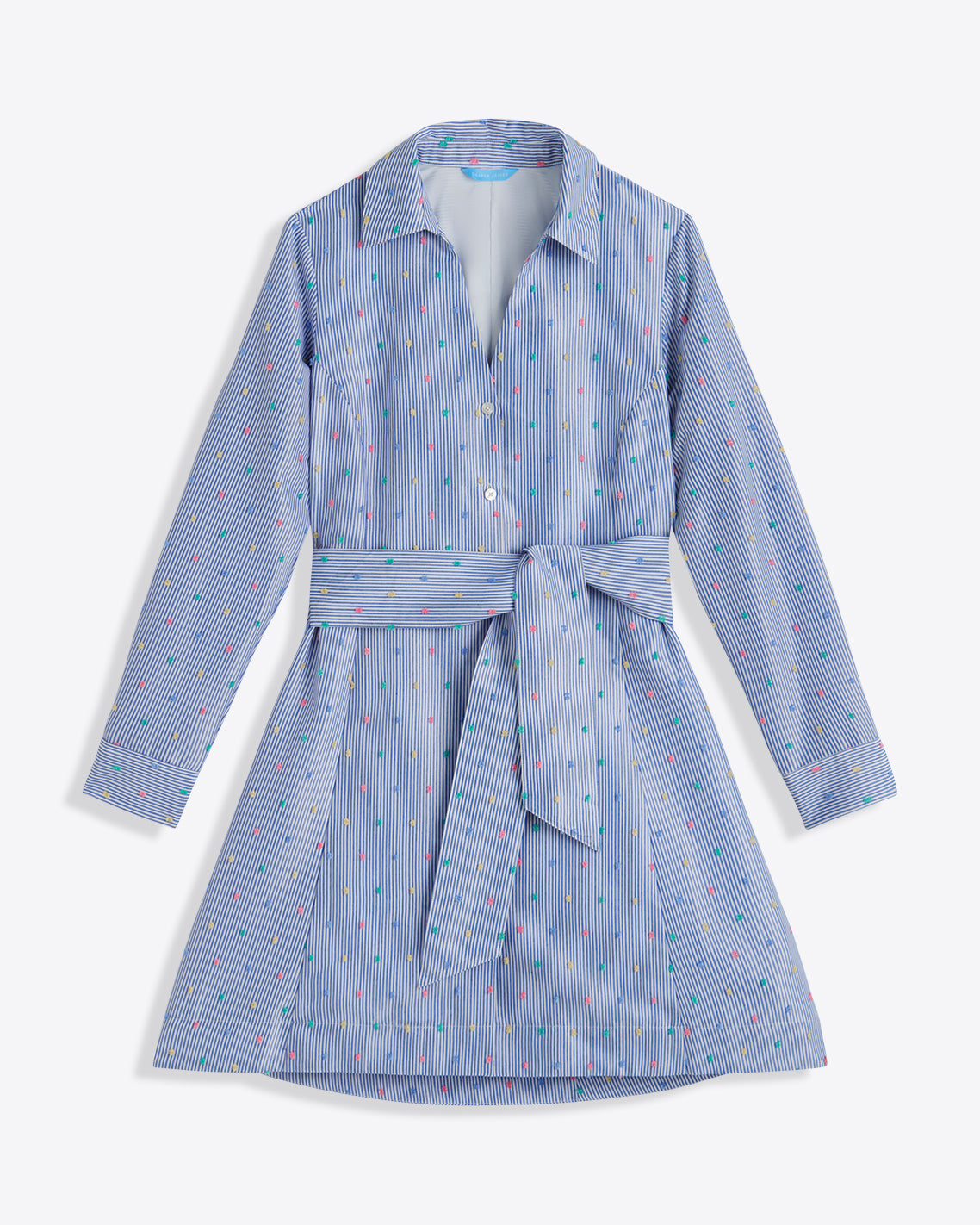 Layla Shirtdress in Blue Stripe