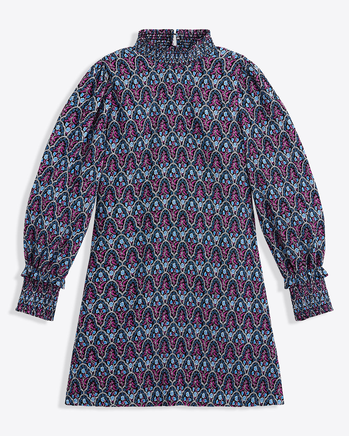 Long-Sleeve Shift Dress