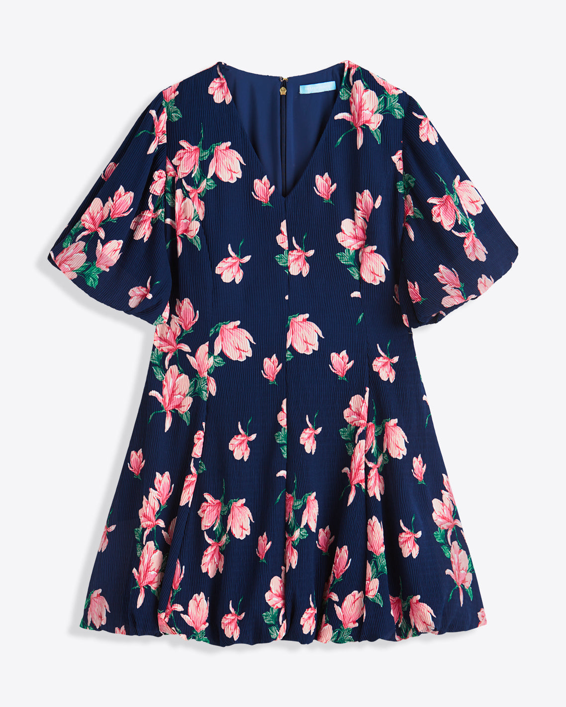 Elaine V-Neck Mini Dress in Magnolia Buds