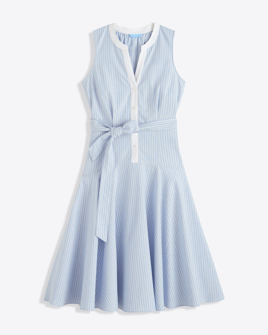 Leanna Midi Shirtdress in Oxford Shirting