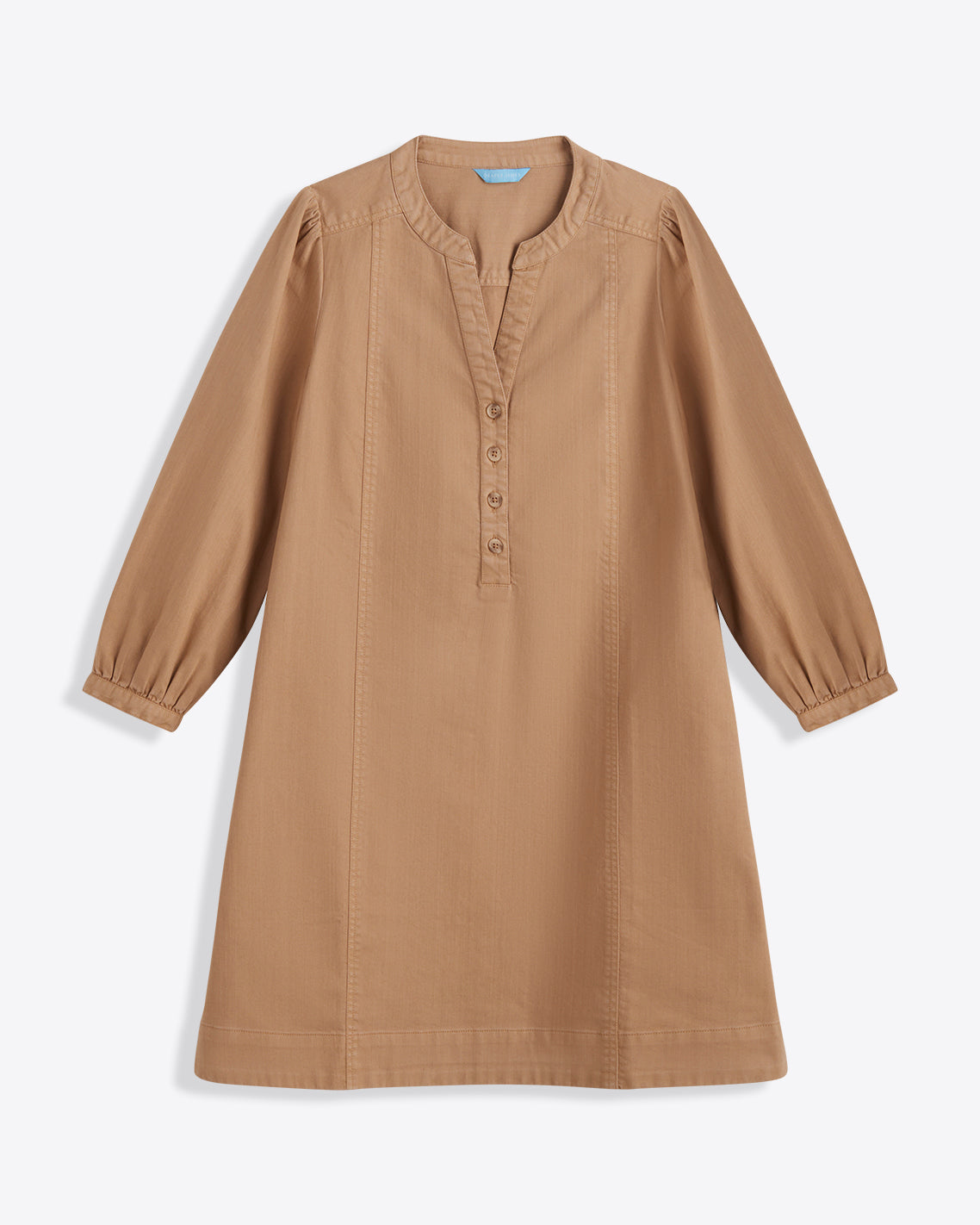 Felicity Popover Shift Dress in Croissant