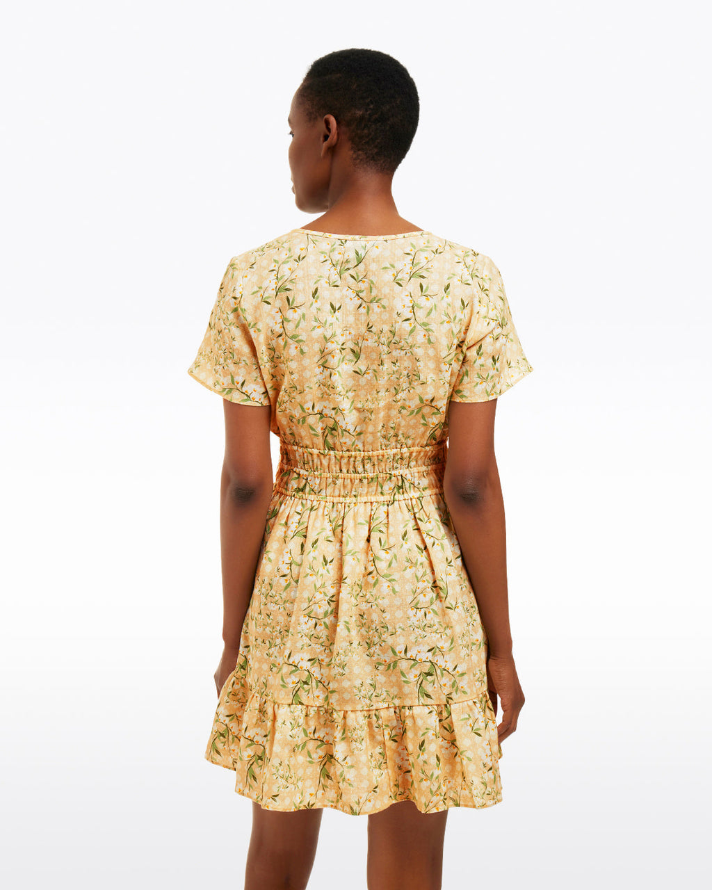 Wilson Mini Dress in Floral Rattan