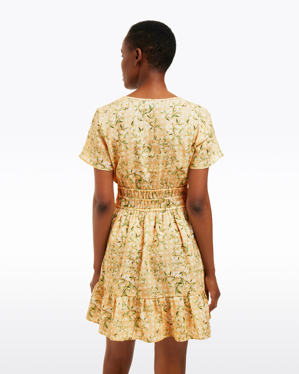 Wilson Mini Dress in Floral Rattan
