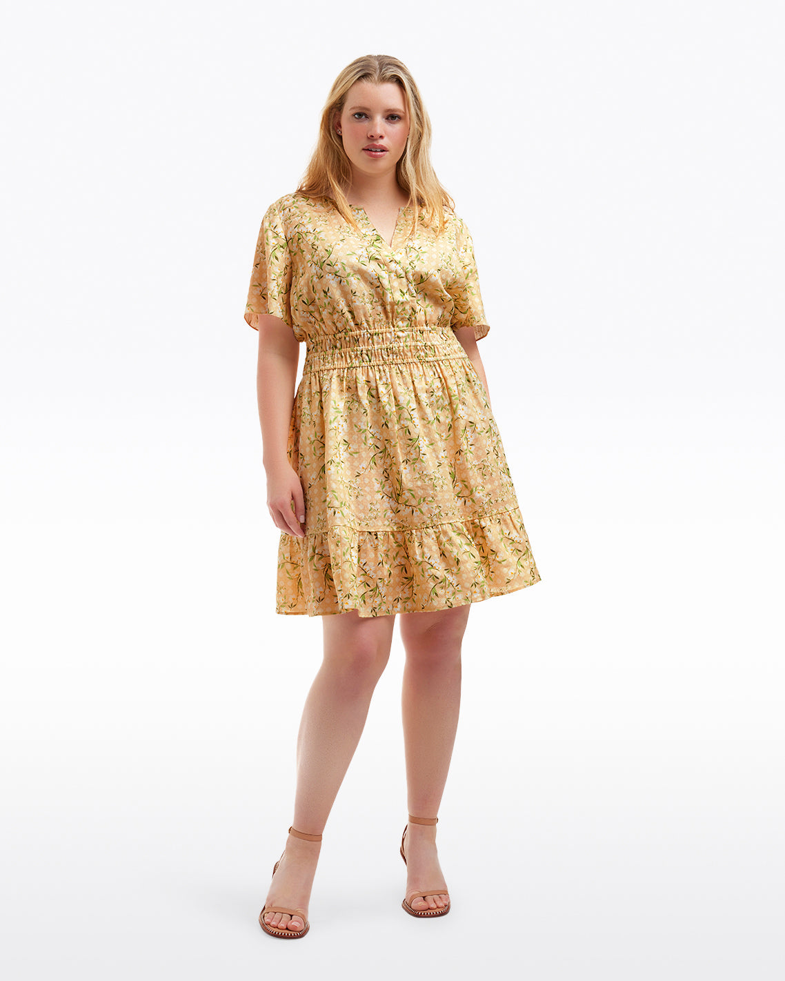 Wilson Mini Dress in Floral Rattan
