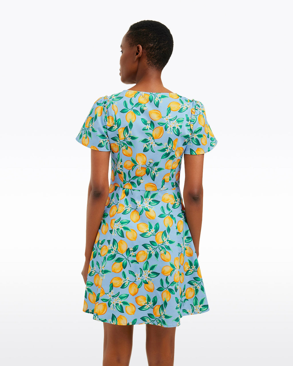 Mae Love Circle Dress in Lemon Blossom