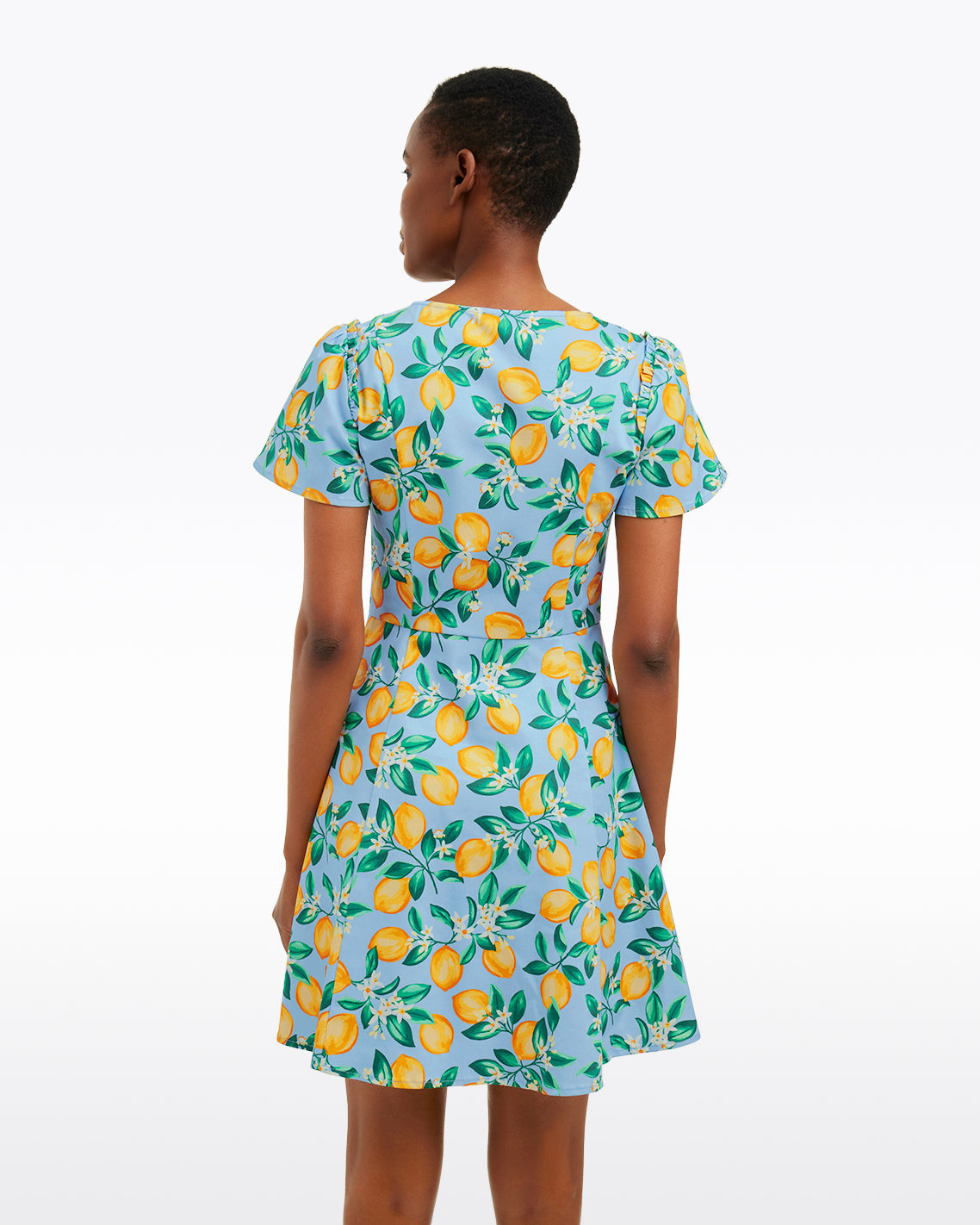 Mae Love Circle Dress in Lemon Blossom