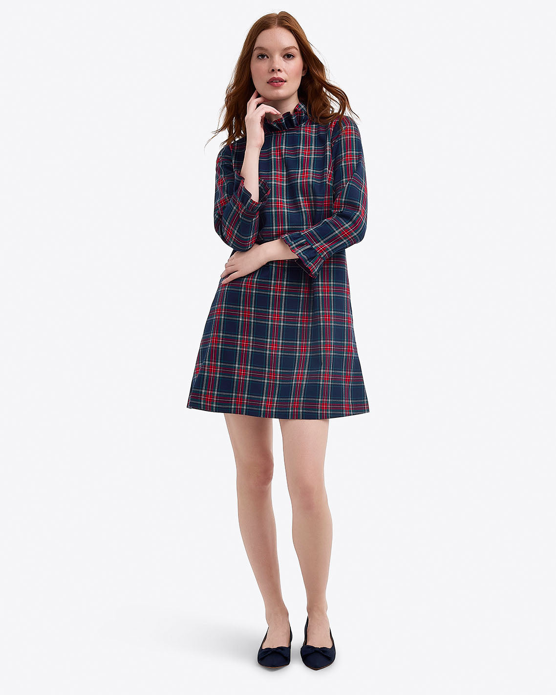 Lindsay Dress in Georgia Plaid
