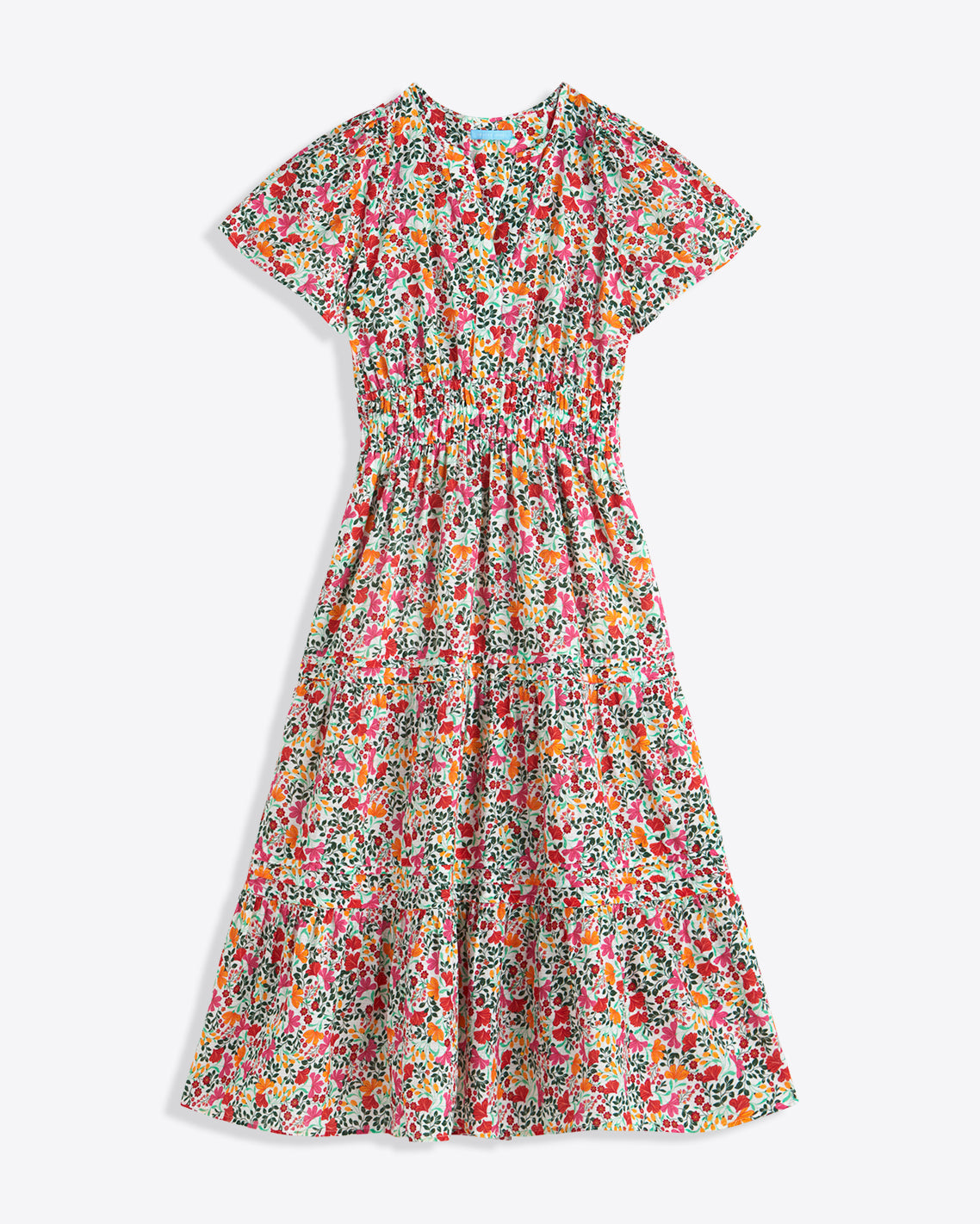 Hollie Midi Dress in Coneflowers