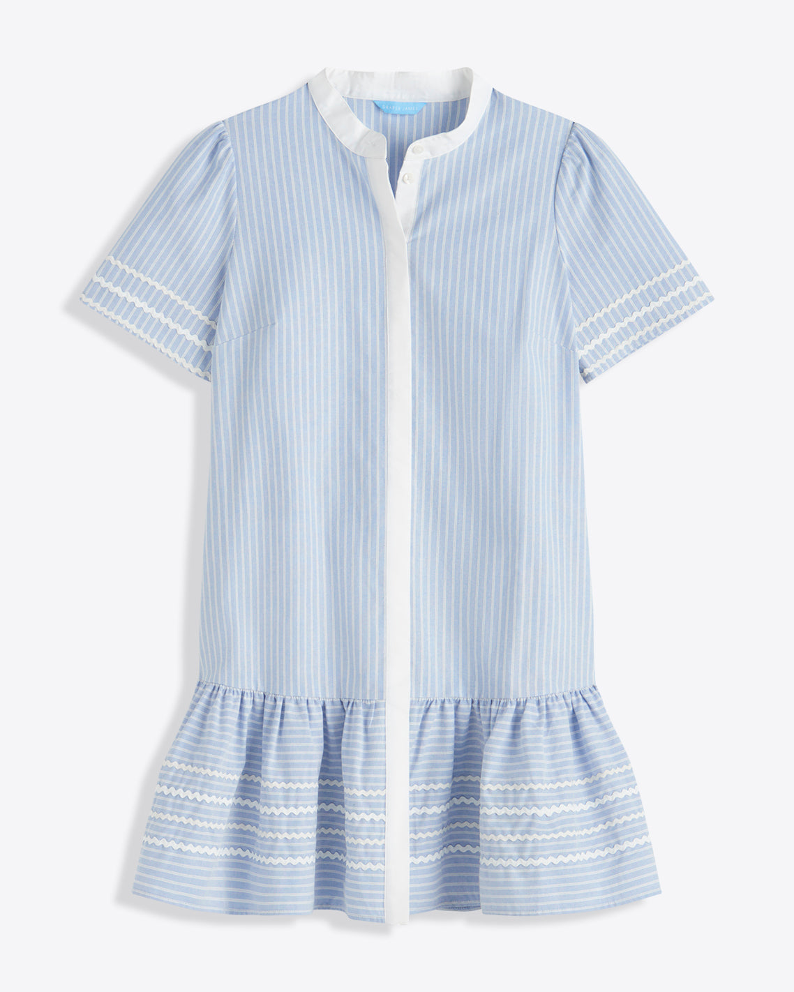 Molly Mini Dress in Oxford Shirting