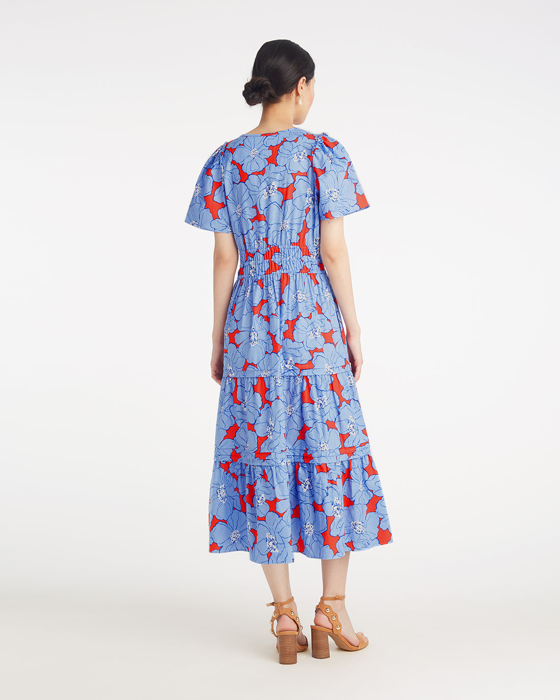 Hollie Midi Dress in Floating Floral
