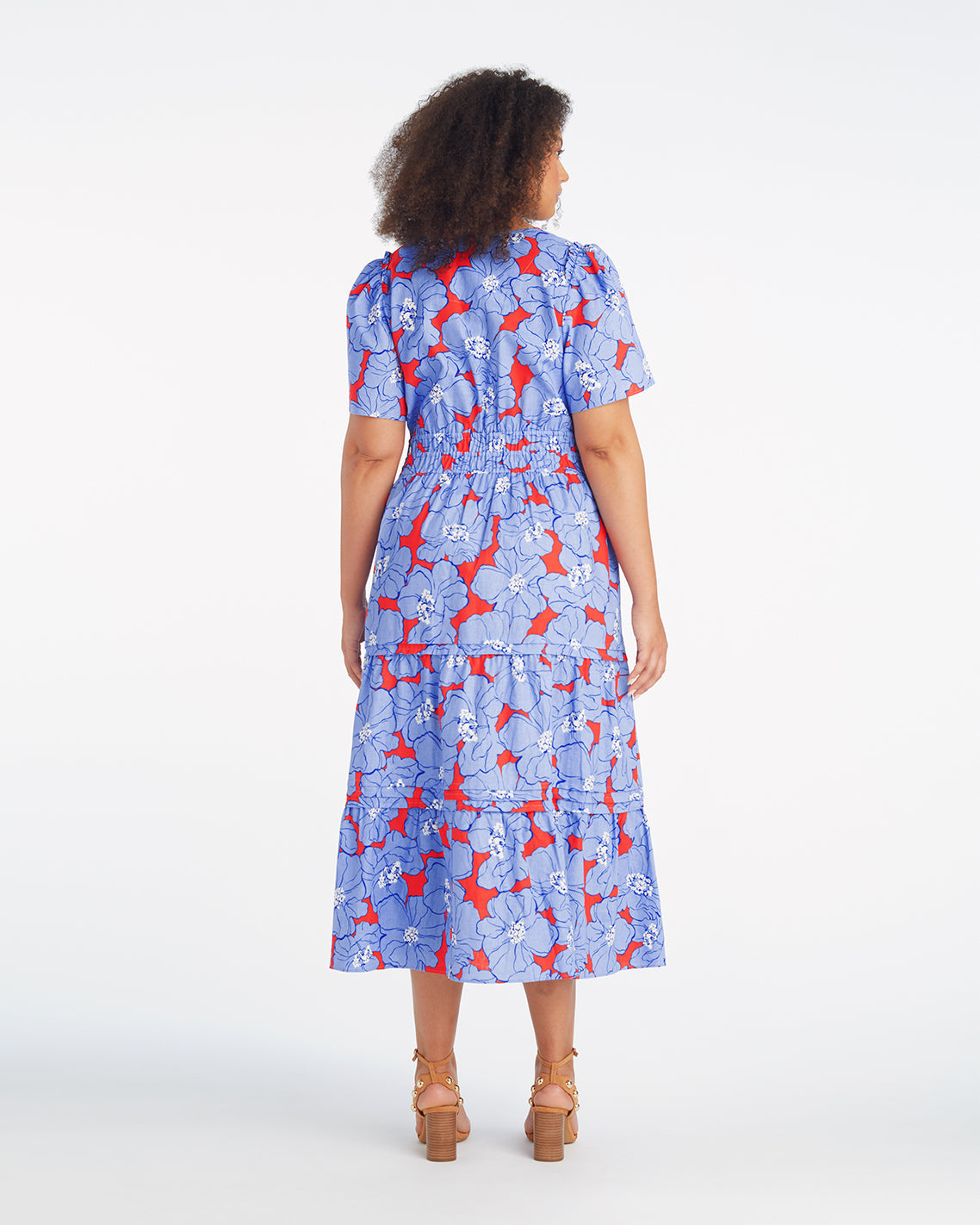 Hollie Midi Dress in Floating Floral