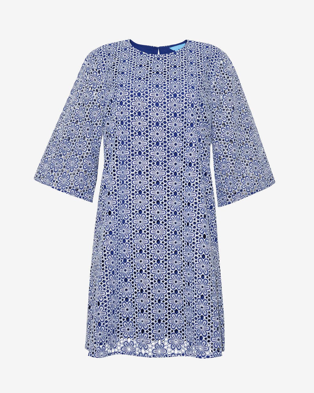 Carolyn Bell Sleeve Mini Dress in Daisy Lace