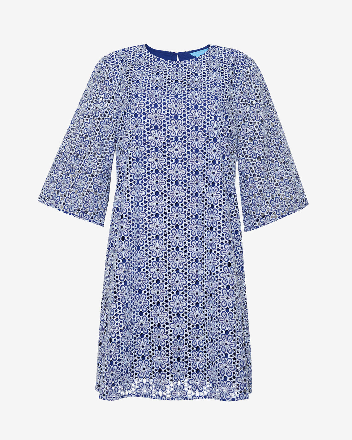 Carolyn Bell Sleeve Mini Dress in Daisy Lace