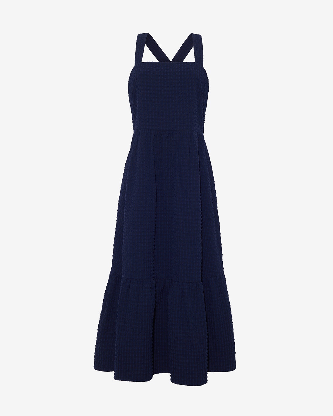 Blake Midi Dress in Seersucker