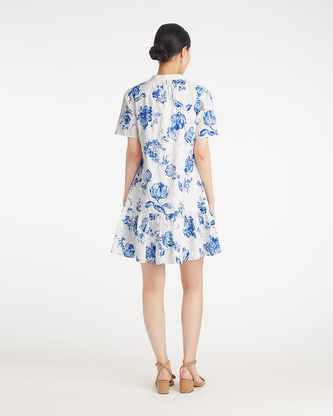 Molly Mini Dress in Magnolia Toile