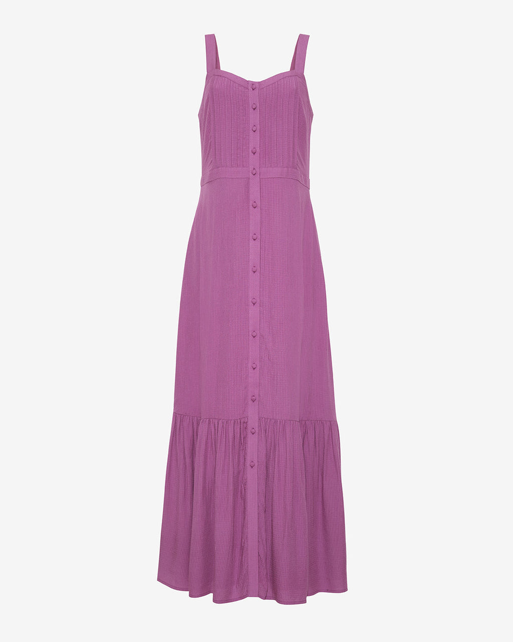 Brynn Sleeveless Midi Dress in Amethyst