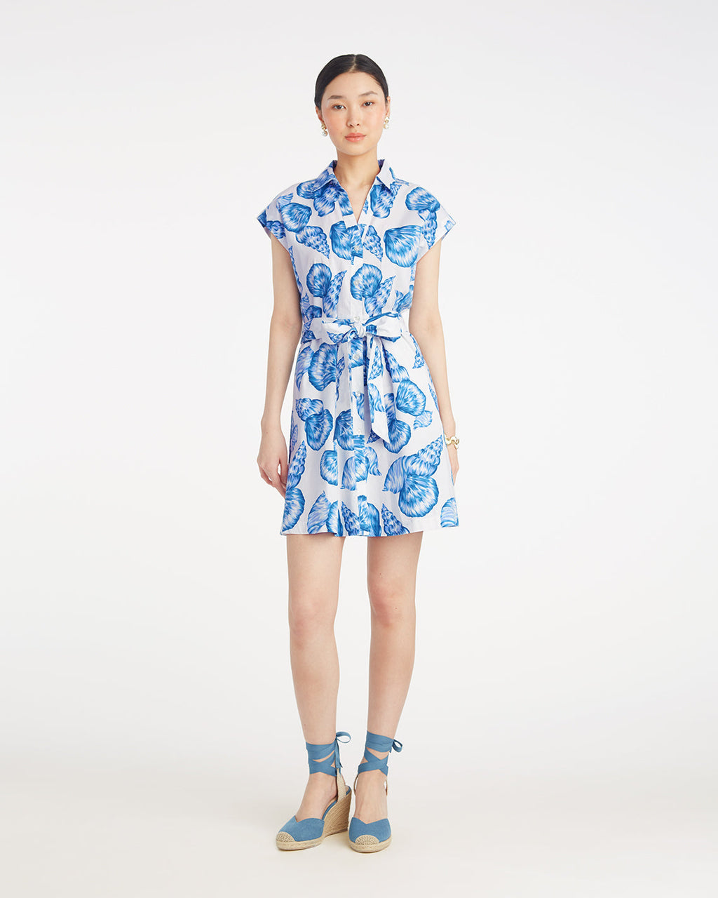 Trisha Shirtdress in Seashells
