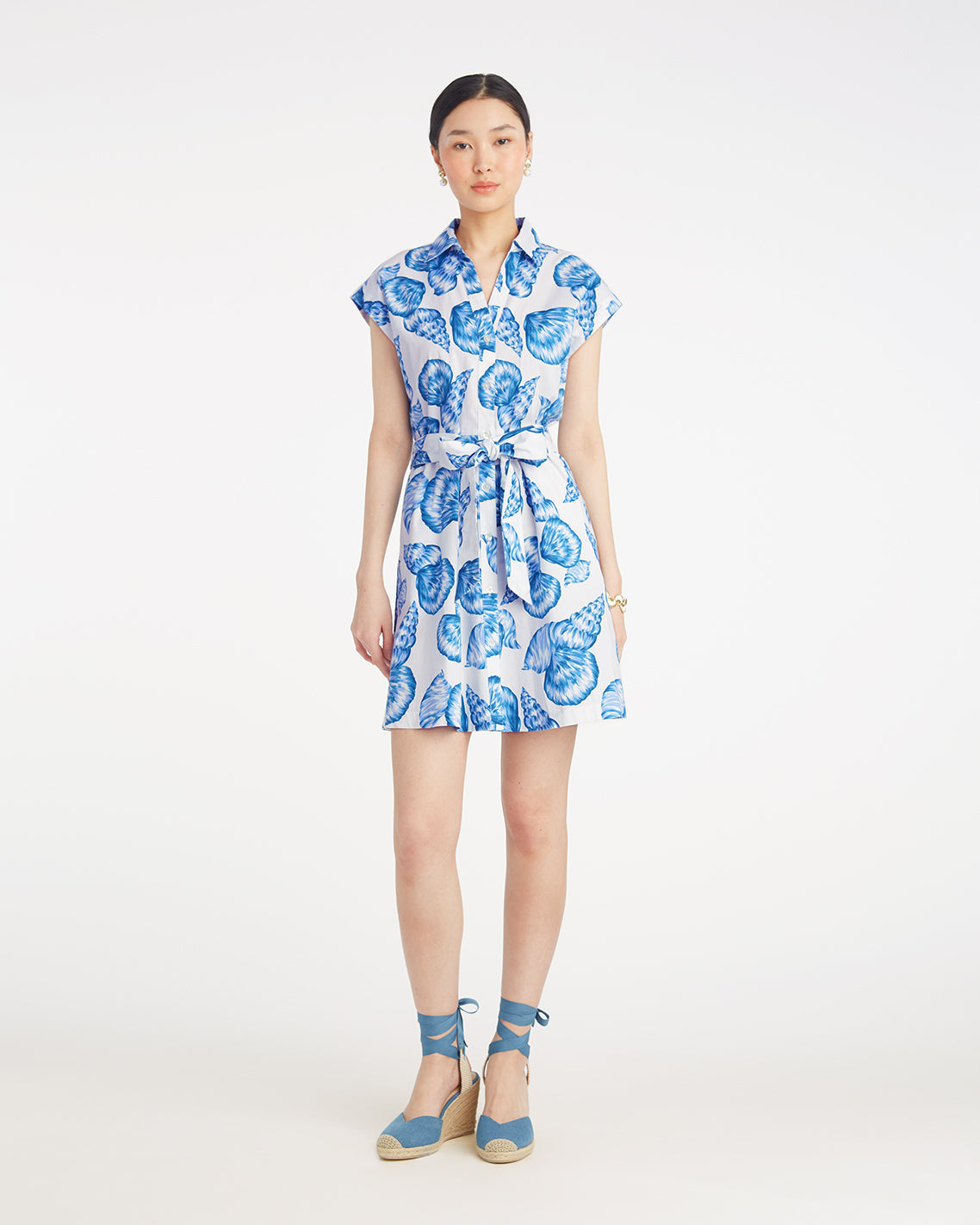 Trisha Shirtdress in Seashells