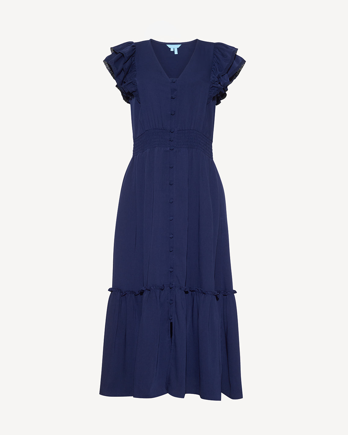 Meg Midi Dress in Navy
