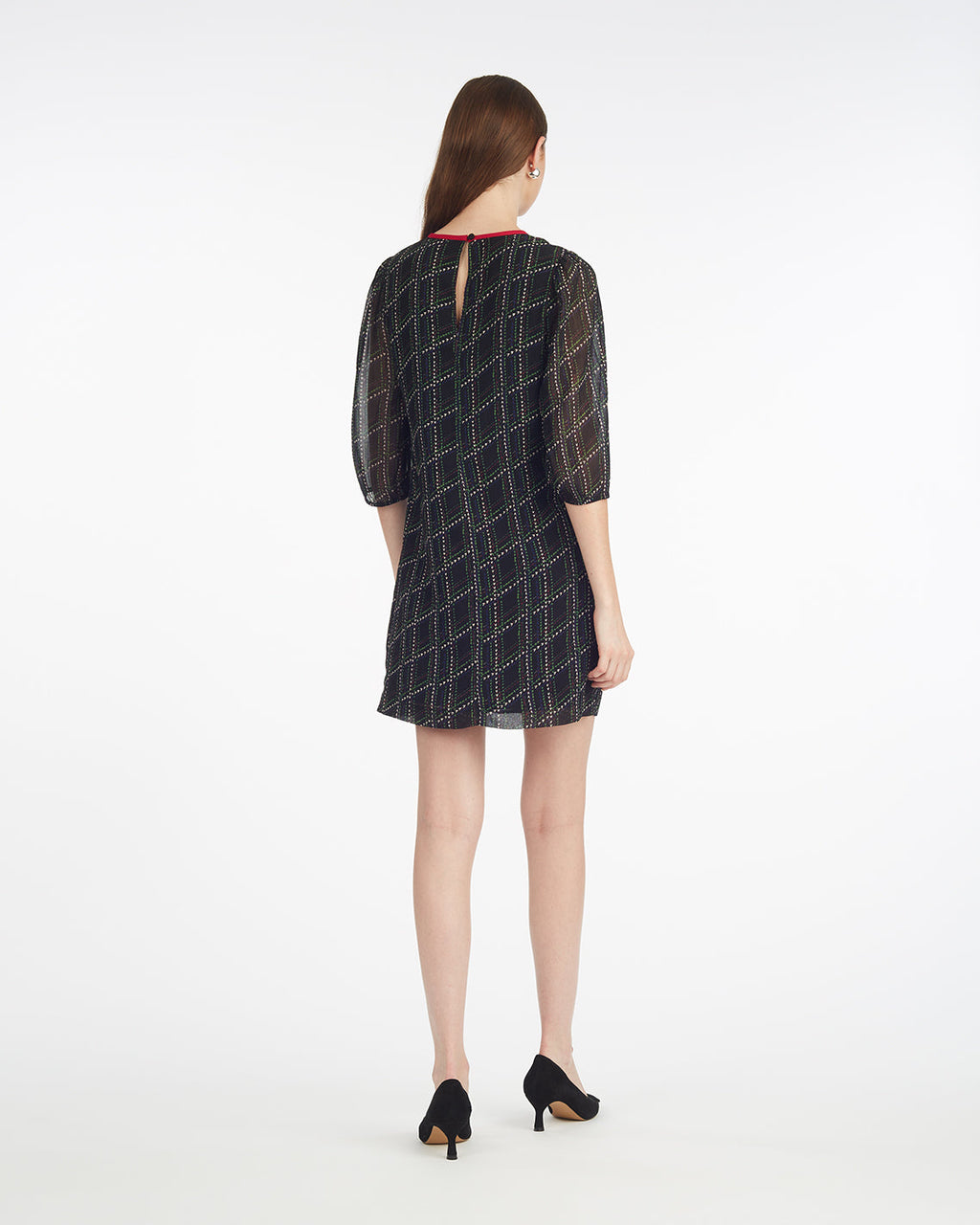 Ava Mini Dress in Dainty Check