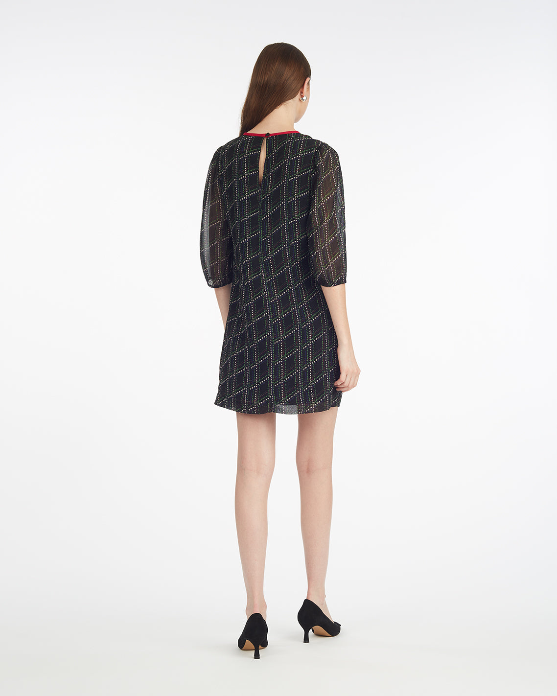 Ava Mini Dress in Dainty Check